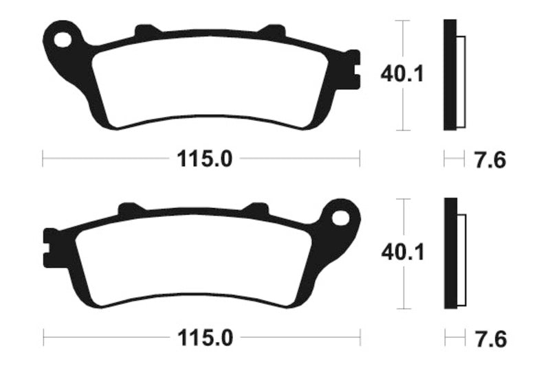 Tecnium Street Performance Sintered Metall Bremsbeläge - MF221 1022752