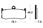 Tecnium Street Performance Sintered Metal Remblokken - MF364 1022784