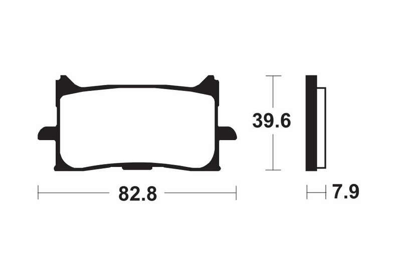 Tecnium Street Performance Sintered Metal Brake Pads - MF440 1022796