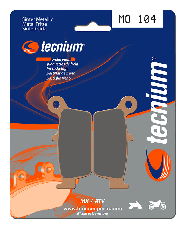 Tecnium MX / ATV Poussinets de frein en métal fritté - MO104 1022838