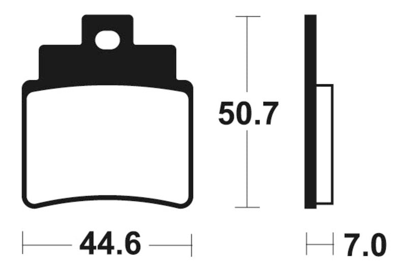 Tecnium MX / ATV Poussinets de frein en métal fritté - MO275 1022869