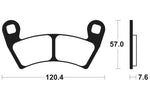 TECNIUM MX/ATV Sintered Metall Bremsbeläge - MO397 1022901