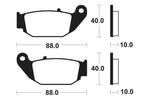 Tecnium MX/ATV gesinterde metalen remblokken - MO415 1022911