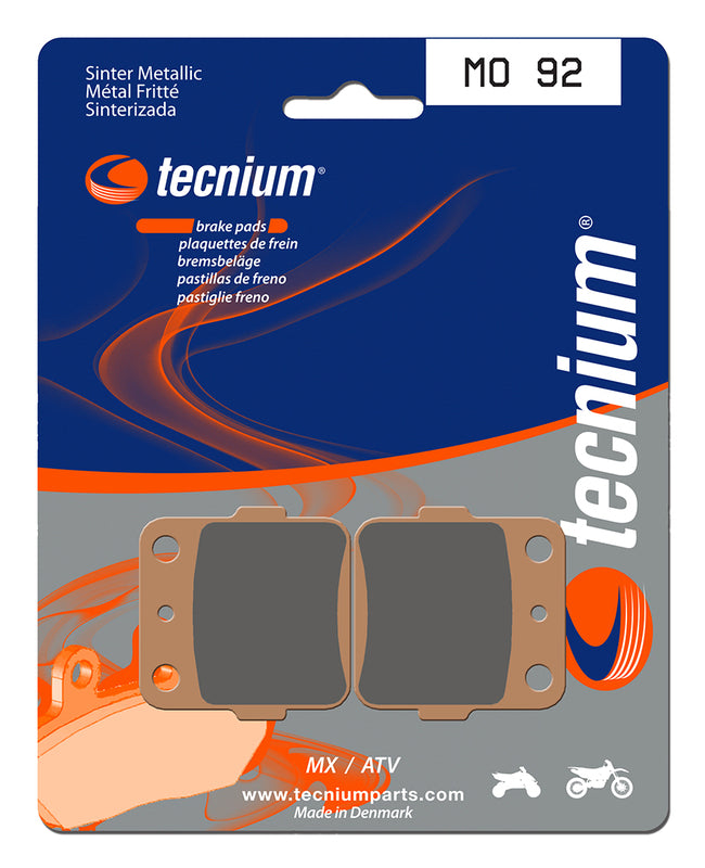 Tecnium MX / ATV Poussinets de frein en métal fritté - MO92 1022925