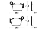 Tecnium Racing MX / ATV Poussinets de frein en métal fritté - MOR291 1022976