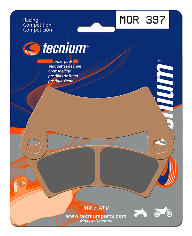 Tecnium Racing MX/ATV Sintered Metal Brake Pads - Mor397 1023005