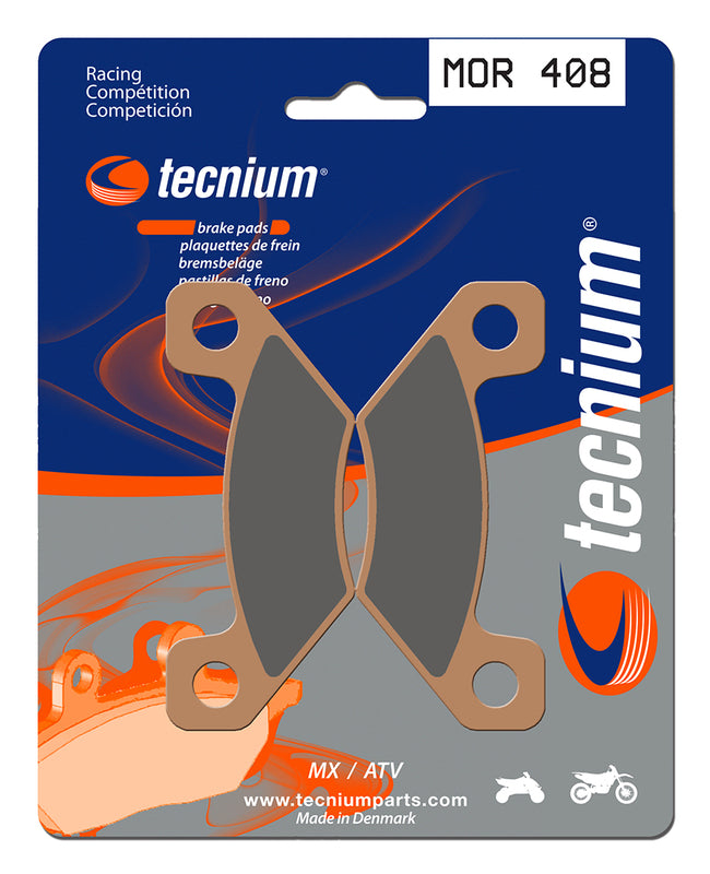 Tecnium Racing MX/ATV Sintered Metal Brake Pads - MOR408 1023011