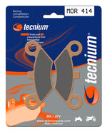 Tecnium Racing MX/ATV gesinterte Metallbremsbeläge - Mor414 1023014