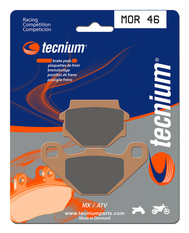 Tecnium Racing MX/ATV gesinterte Metallbremsbeläge - Mor46 1023018