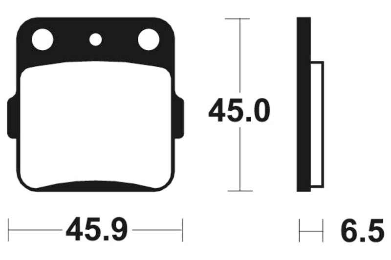 TECNIUM RACING MX/ATV Sintered Metall Bremsbeläge - Mor84 1023027