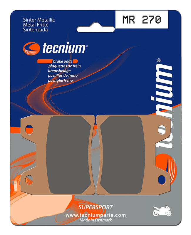 Tecnium Street Performance Sintered Metal Brake Pads - MR270 1023070