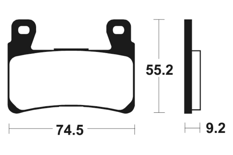 Tecnium Professional Racing Poussinets de frein en métal fritté - MSR360 1023170