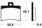 Tecnium Maxi Scooter Sintered Metall Bremsbeläge - MSS247 1023195