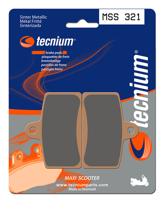 Tecnium Maxi Scooter Sintered Metal Brake Pads - MSS321 1023212