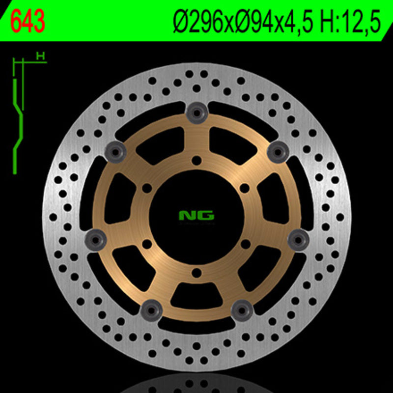 NG Bremsscheibe Runde 643