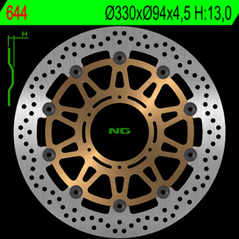 Ng Bremsscheibe Runde 644