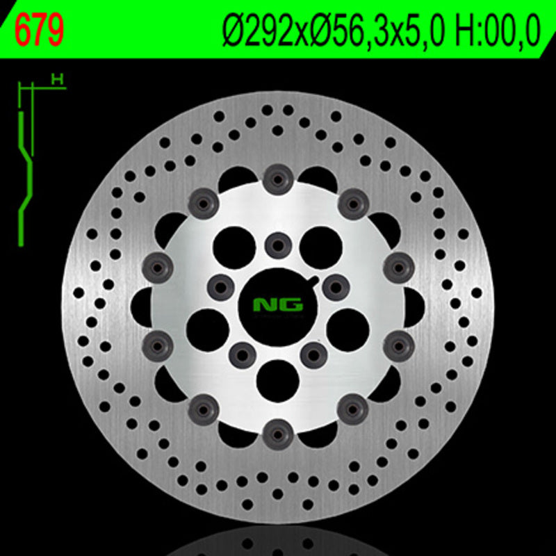 Ng Bremsscheibe Runde 679