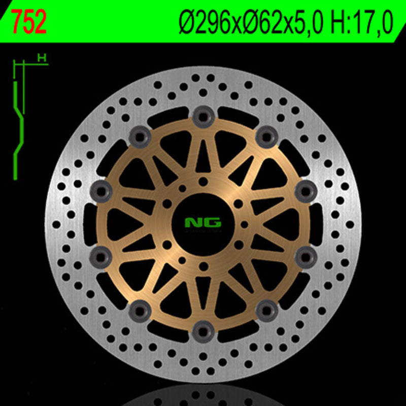 Ng disc de frein tour 752