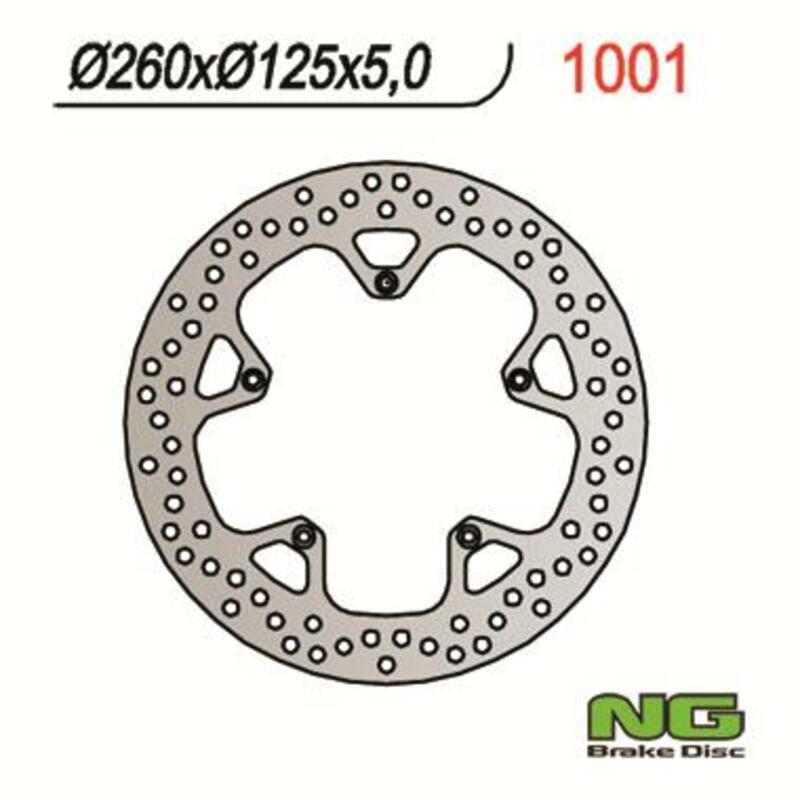 Ng Bremsscheibe rund 1001