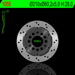 Ng remschijf ronde 1055