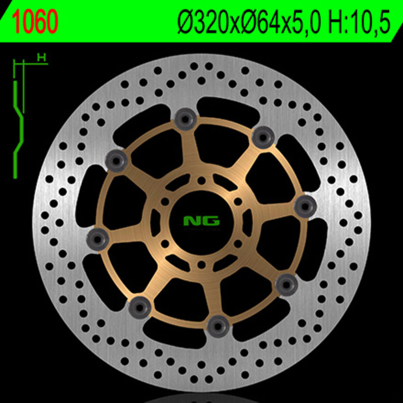 NG Bremsscheibe Runde 1060