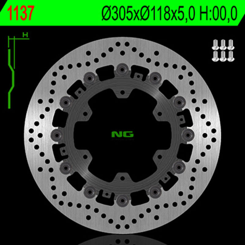 Ng disc de frein Round 1137