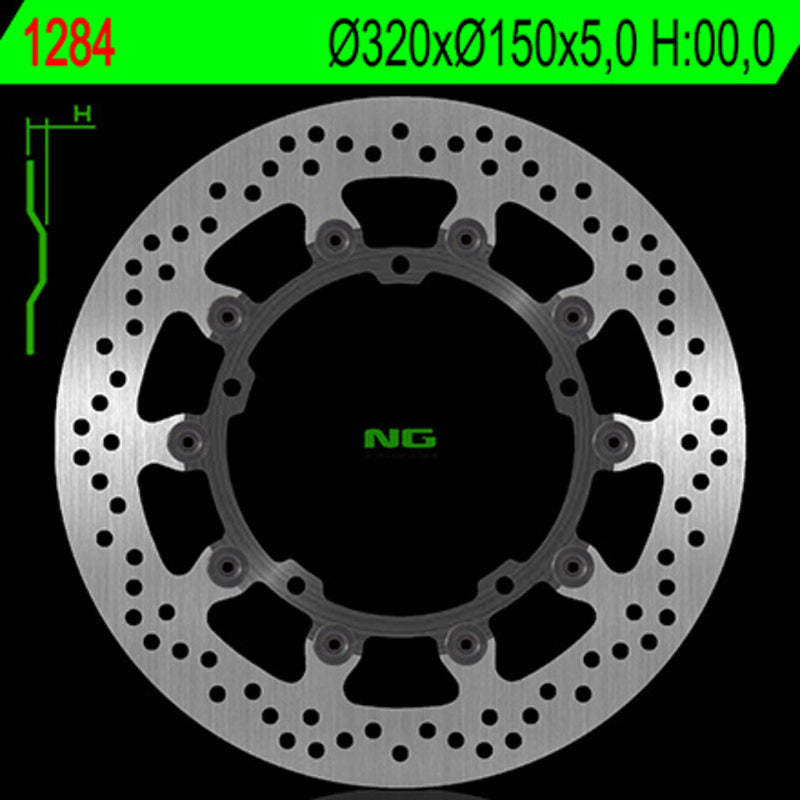 Ng remschijf ronde 1284