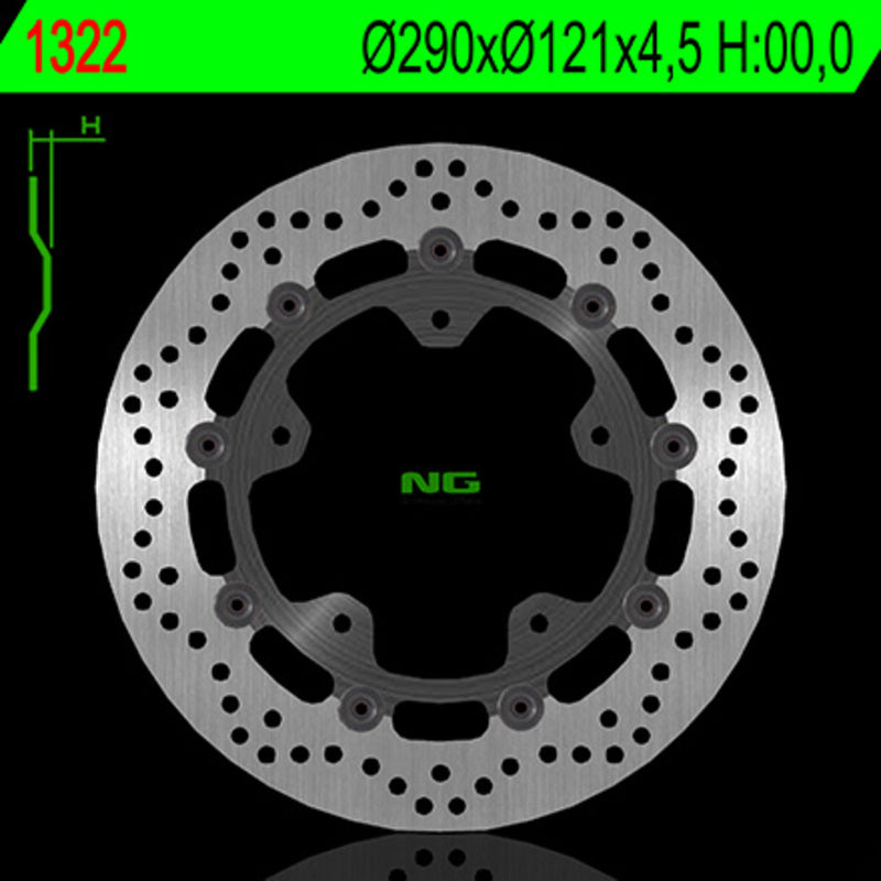 Ng remschijf ronde 1322