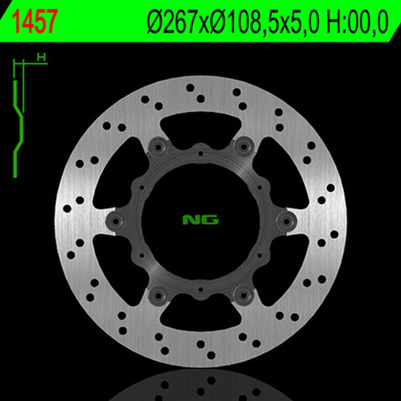 NG Bremsscheibe Runde 1457