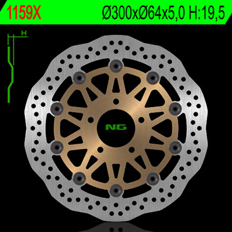 NG Bremsscheibenwelle 1159x