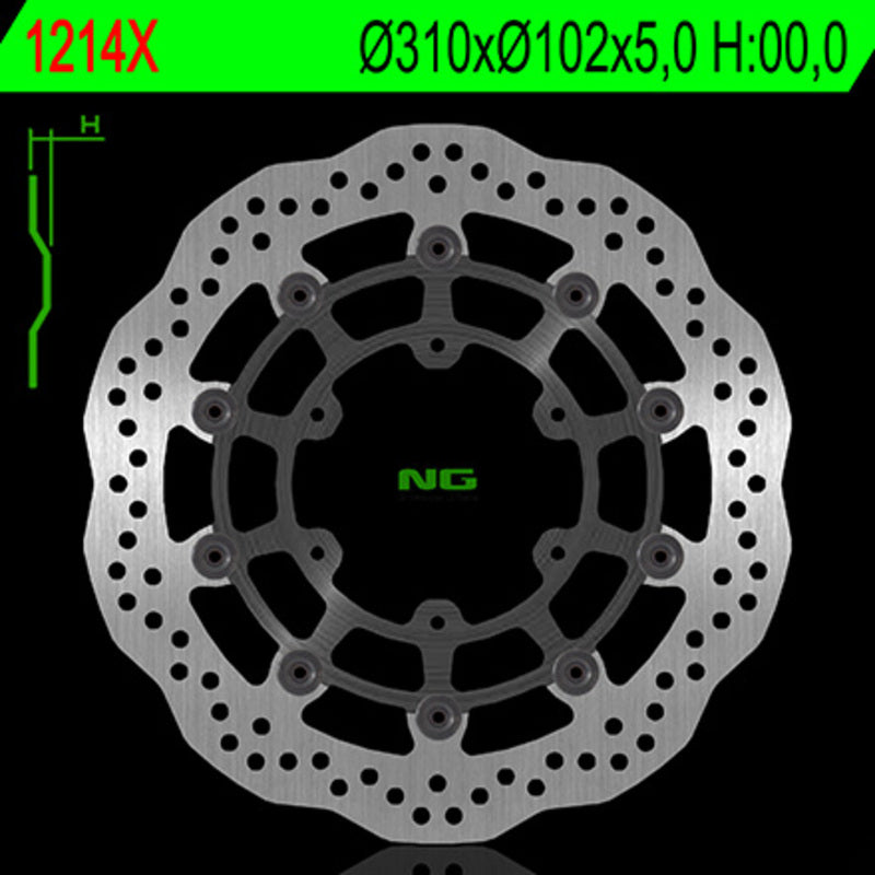 NG Bremsscheibenwelle 1214x