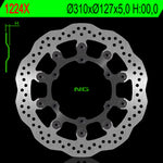 NG BRAKE DISC WAVE 1224X