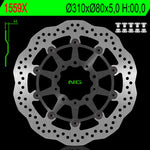 NG BRAKE DISC WAVE 1559X