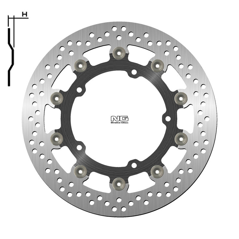 Ng brake disc round 1786g