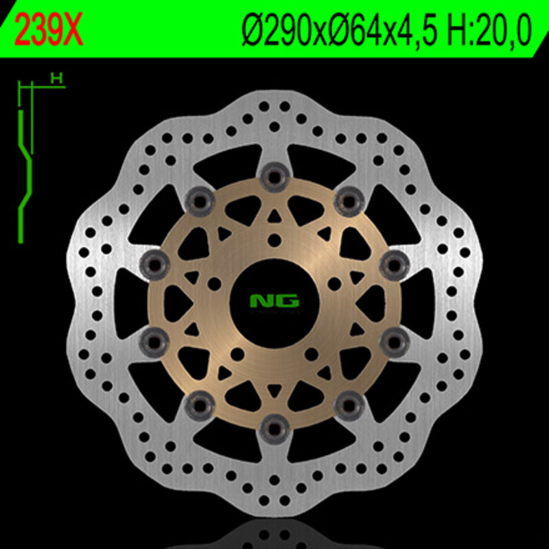 Ng de disque de frein Wave 239x