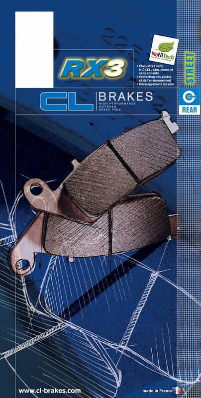 CL BRAKES Straat Sintered Metaal Remblokken - 1145RX3 1145RX3 