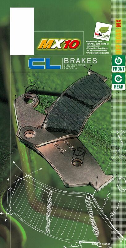 Plaquettes de frein en métal fritté CL BRAKES Off-Road - 1146MX10 1146MX10 