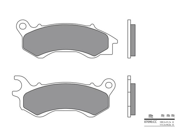 Brembo Scooter en céramique en céramique - 07090cc 07090