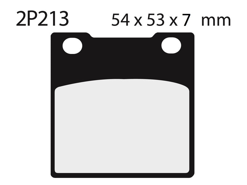 NISSIN Straßen-Semi-Metall-Bremsbeläge - 2P-213NS 2P-213NS 