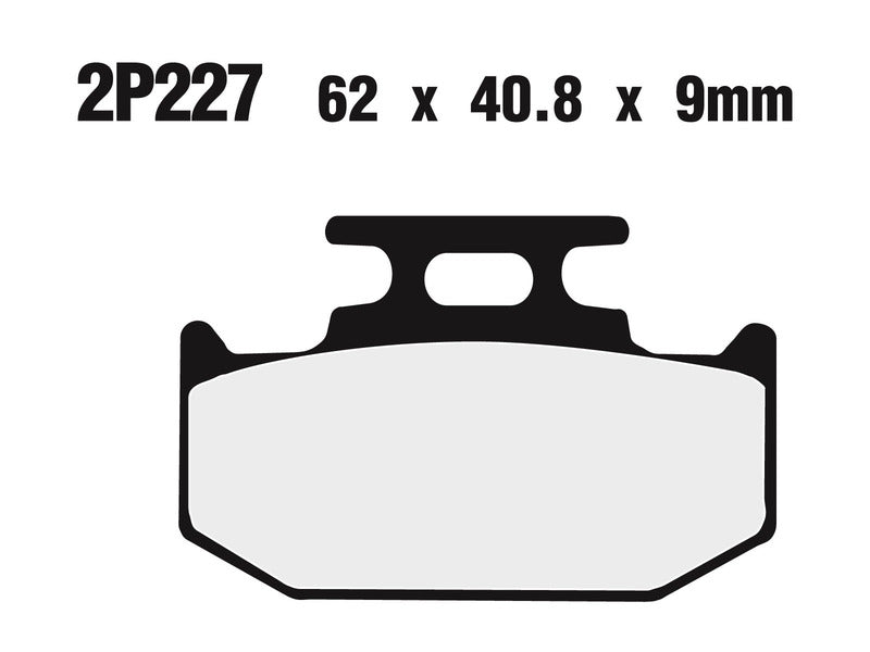 NISSIN Off-Road Semi-Metallische Remblokken - 2P-227GS 2P-227GS 