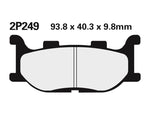 NISSIN Straßen-/Gelände Sintermetall-Bremsbeläge - 2P-249ST 2P-249ST 