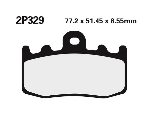 Nissin Street /Offroad Sintered Metal Brems-2P-329st 2p-329st