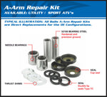 Alle ballen Upper A-Arm Reconditioning Kit Arctic Cat Wildcat Trail 50-1160