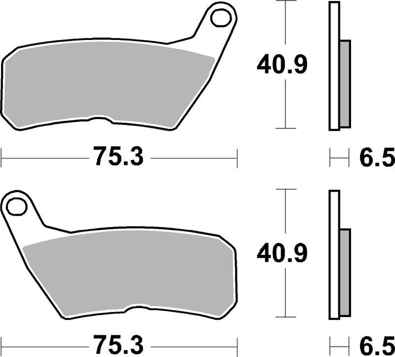 Tecnium Street Organic Brake Parms - MA428 1043796