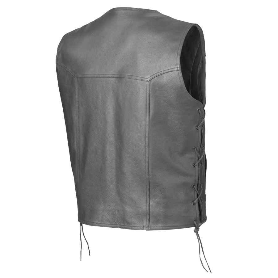 Ozone Mc-Leather Vest Rino Black (Copy)