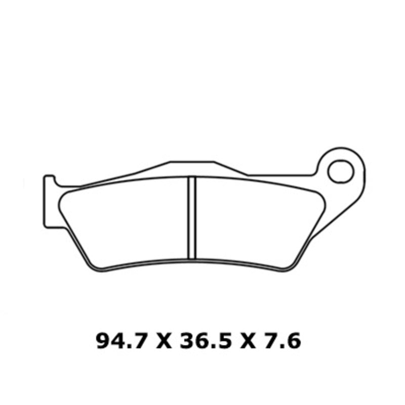 CL BRAKES Street Sintered Metal Brake pads - 1258A3+ 1258A3+