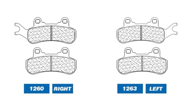 CL REMMEN ATV Sintered Metaal Remblokken - 1260ATV1 1260ATV1 