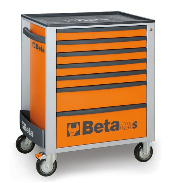 Beta Mobile Roller Cab With Seven Drawers Orange 024002071