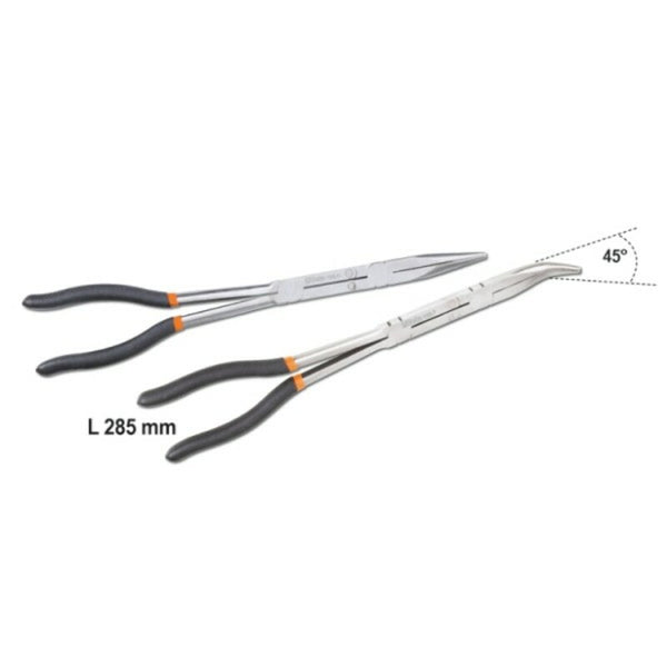 Ensemble bêta de 2 pinces de nez pivotant à double pivot à longueur extra-longues 010090060