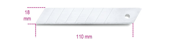 Beta Snap Off 10 Case de lame de 18 mm de rechange pour 1771bm 017710010
